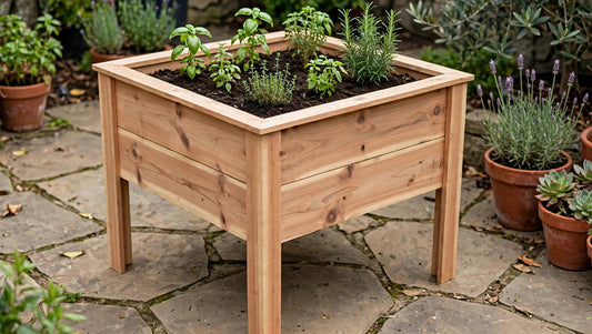 Cedar Garden Beds & Planters