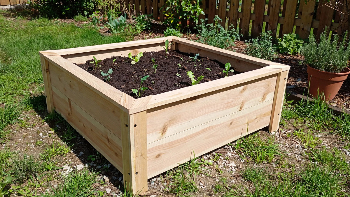 Cedar Garden Bed Build Plans — All Sizes