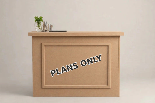 Cover image for the bar build plans bundle — 5-foot and 6-foot collapsible bar DIY PDFs